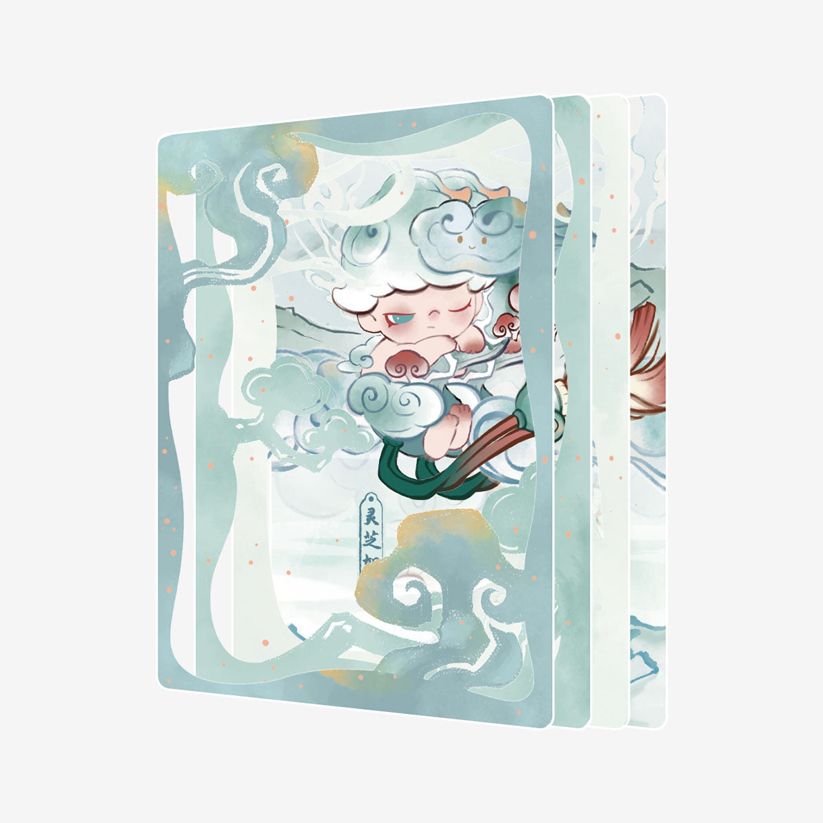 POP MART DIMOO Stories in the Cup Series Figures Art Collection Cards - Fugitive Toys