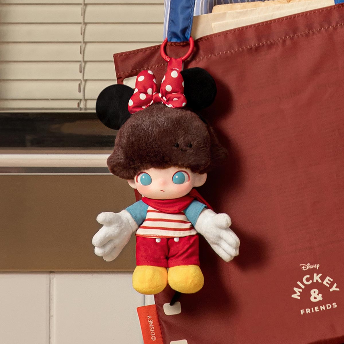 POP MART DIMOO WORLD × DISNEY Series-Vinyl Plush Keychain [1 Blind Box] - Fugitive Toys