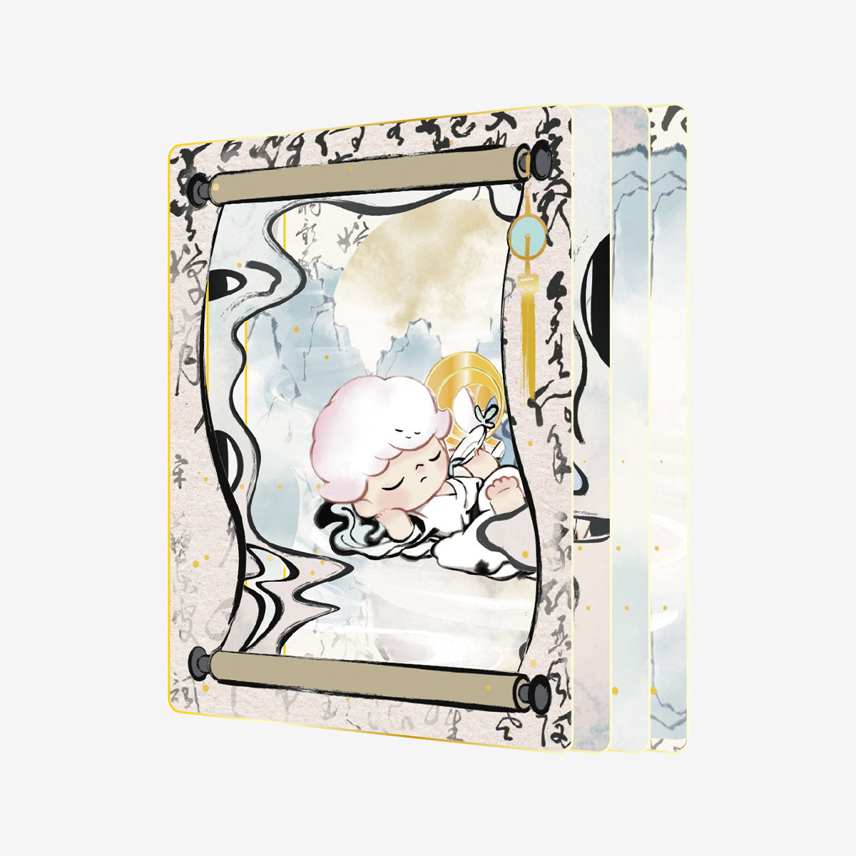 POP MART DIMOO Stories in the Cup Series Figures Art Collection Cards - Fugitive Toys