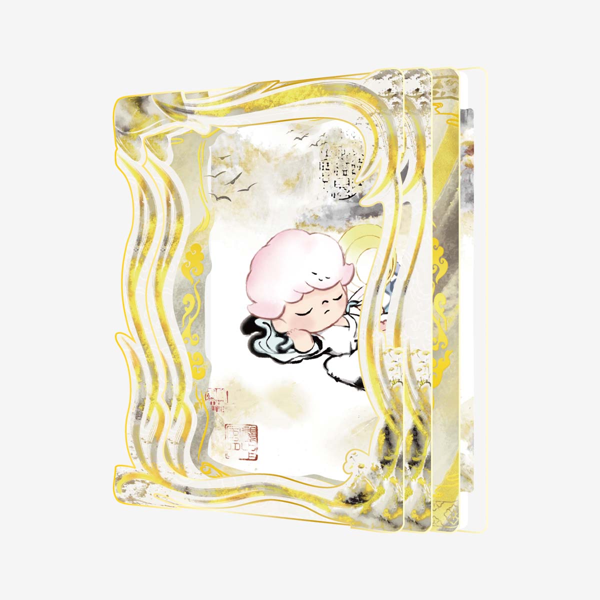 POP MART DIMOO Stories in the Cup Series Figures Art Collection Cards - Fugitive Toys