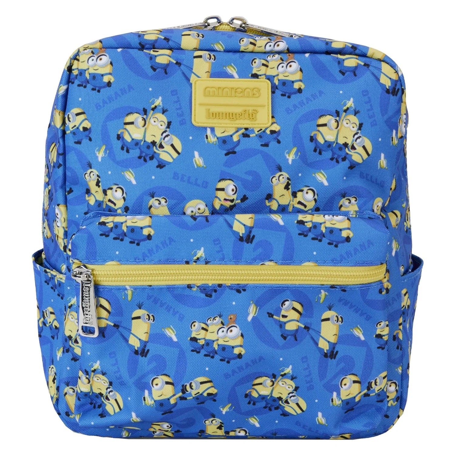 Loungefly x Despicable Me Minions All-Over Print Nylon Square Mini Backpack - Fugitive Toys