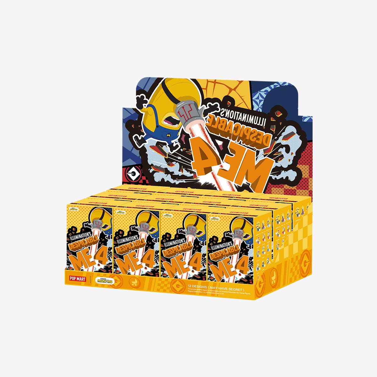 POP MART Universal Despicable Me 4 Series Figures [1 Blind Box] - Fugitive Toys