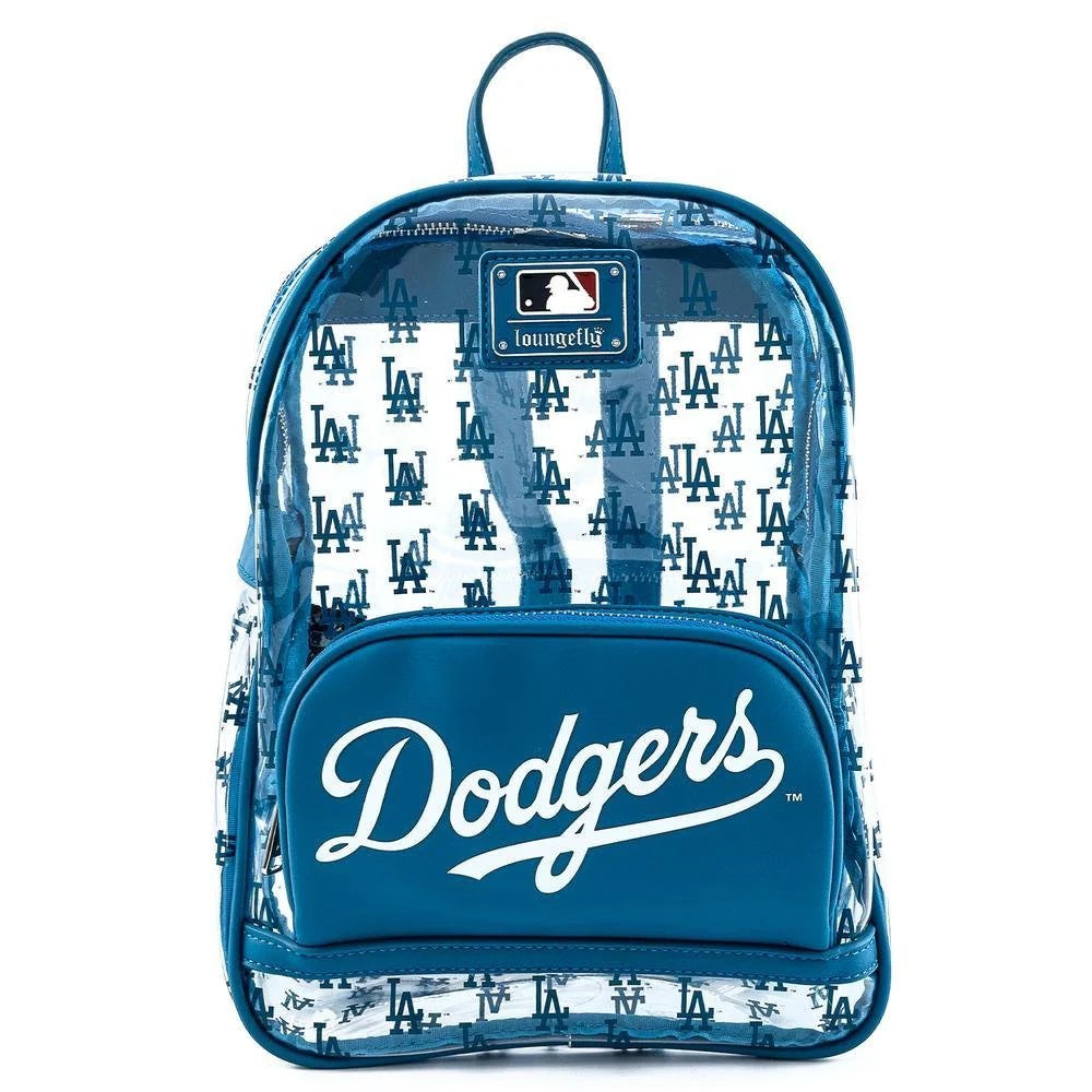 Loungefly x MLB Los Angeles Dodgers Clear Mini Backpack - Fugitive Toys