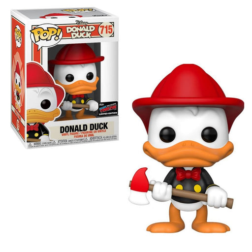 Disney Pop! Vinyl Figure Donald Duck Firefighter (NYCC 2019) [715] - Fugitive Toys