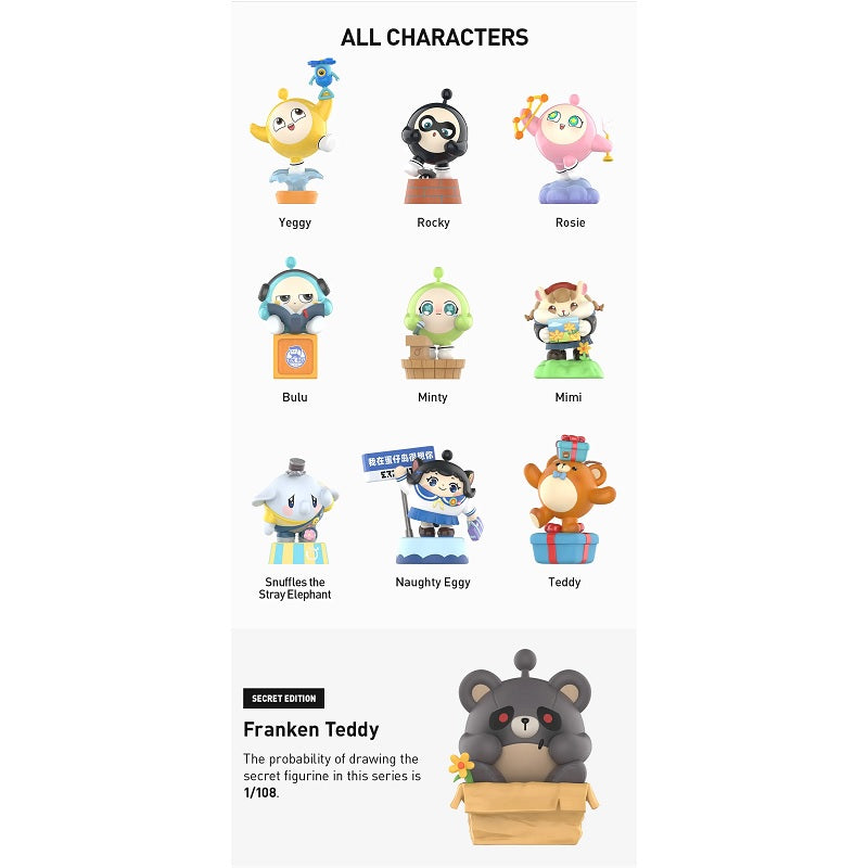 POP MART EGGY PARTY Colorful Playland Classic Series Figures [1 Blind Box] - Fugitive Toys