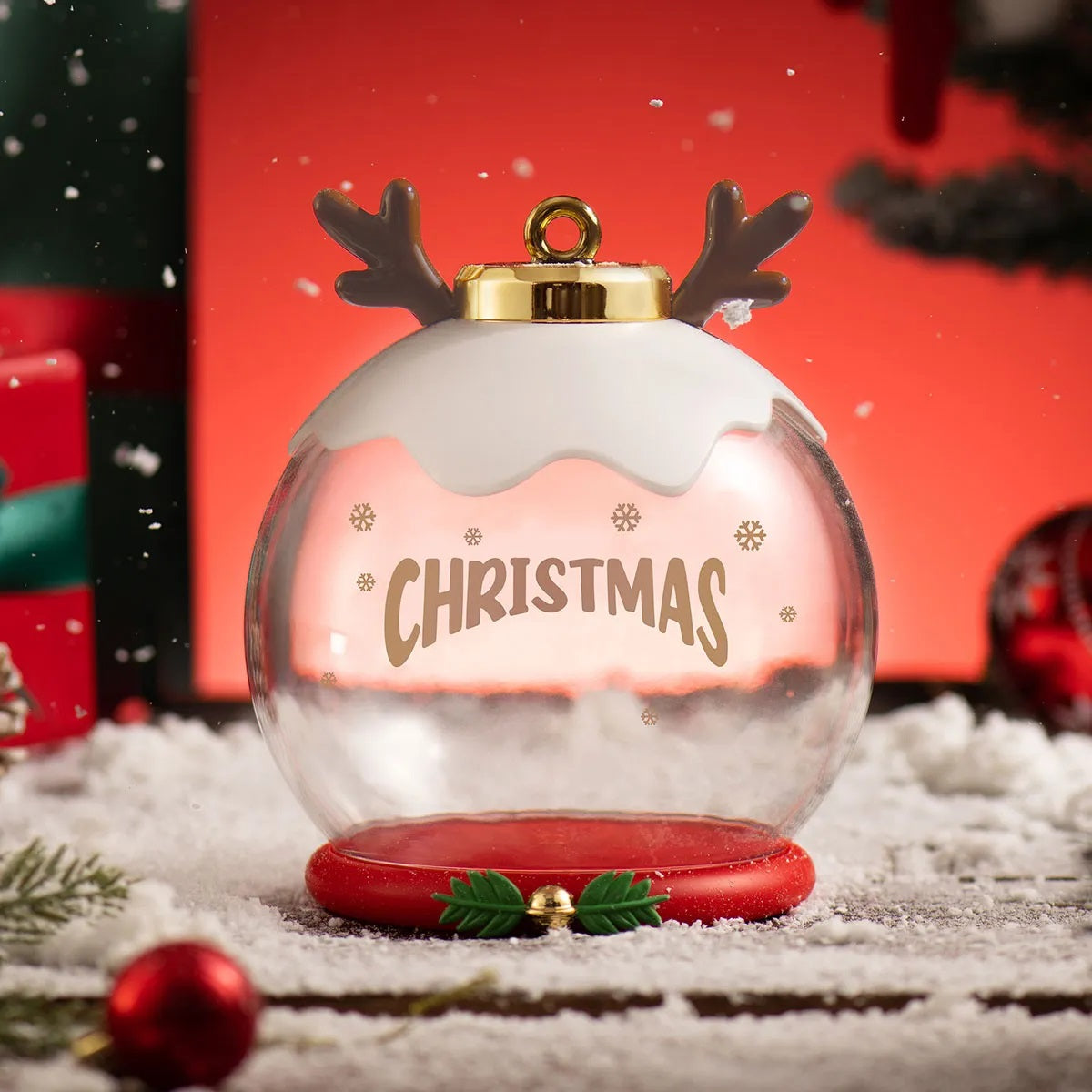 POP MART Christmas Elk Luminous Display Jar - Fugitive Toys