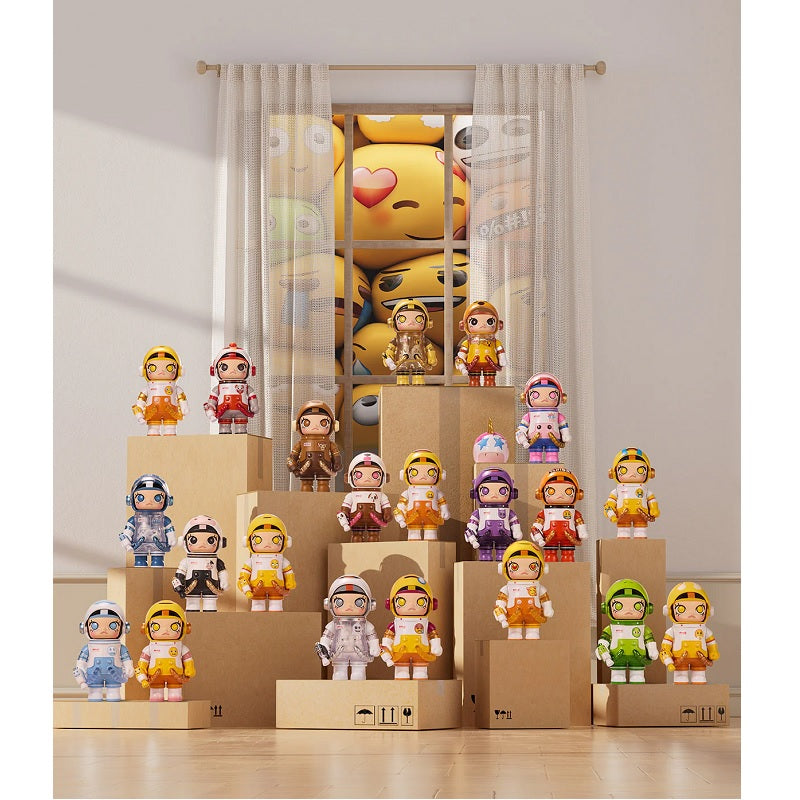 POP MART MEGA SPACE MOLLY 100% × emoji™ Series [1 Blind Box] - Fugitive Toys