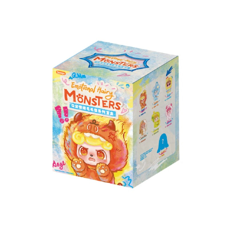 Q.Kid Emotional Hairy Monsters Series [1 Blind Box] - Fugitive Toys
