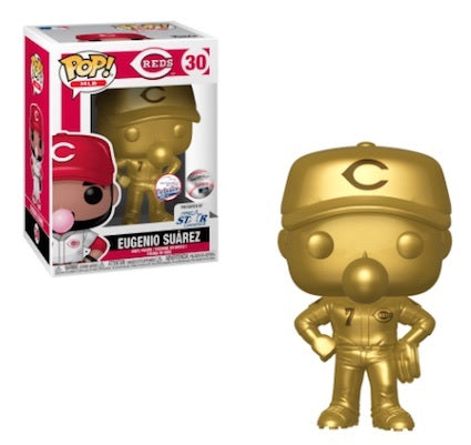 MLB Pop! Vinyl Figure Gold Eugenio Suarez [Cincinnati Reds] [30] - Fugitive Toys