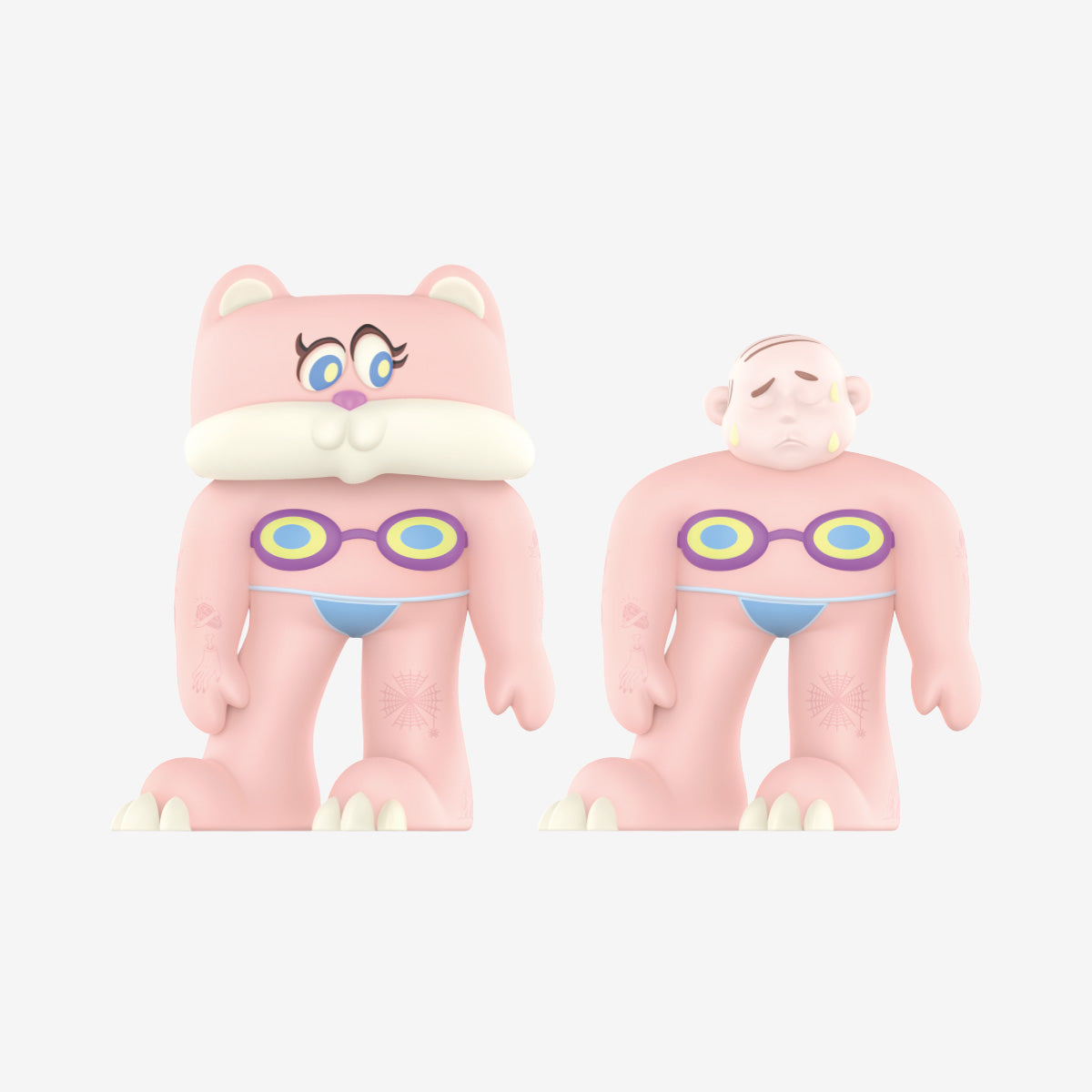 POP MART COOLRAINLABO Oh Face Series [1 Blind Box] - Fugitive Toys