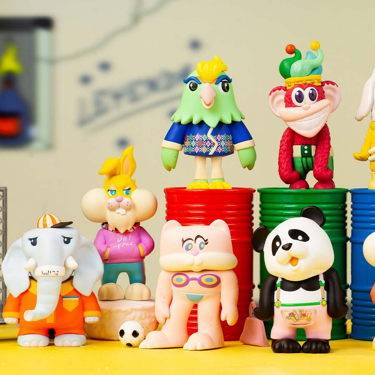 POP MART COOLRAINLABO Oh Face Series [1 Blind Box] - Fugitive Toys