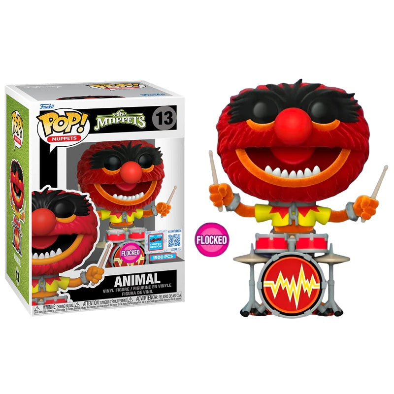 The Muppets Pop! Vinyl Figure Flocked Animal on Drums [NYCC 2024] [13] - Fugitive Toys