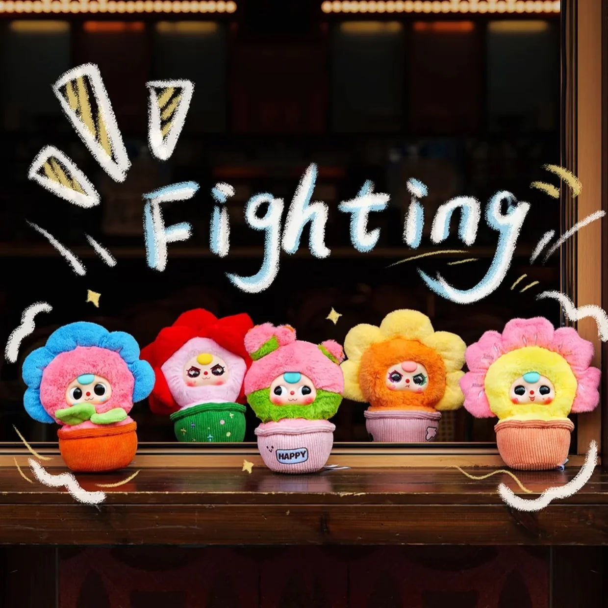 BABY THREE A Pot of Little Flower Series Plush Pendant [1 Blind Box] - Fugitive Toys