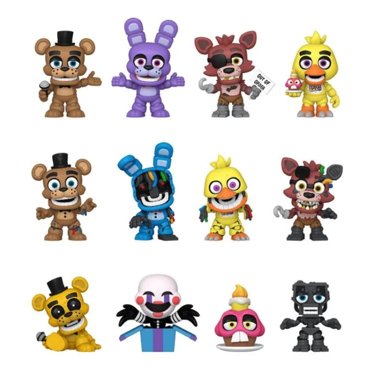 Five Nights at Freddy's 10th Year Anniversary Mystery Minis: [1 Case] - Fugitive Toys