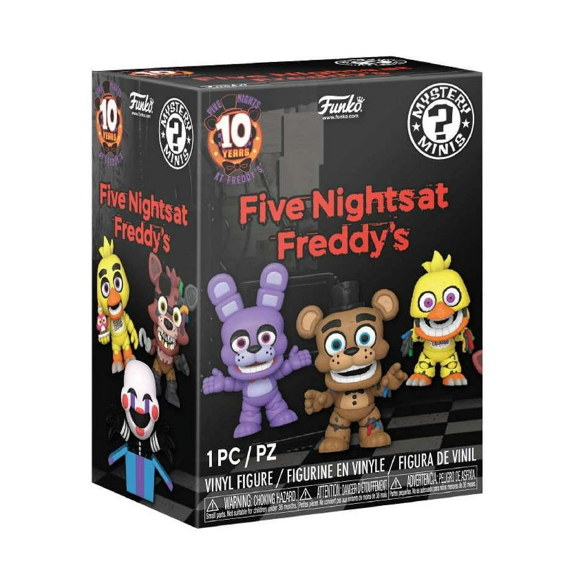 Five Nights at Freddy's 10th Year Anniversary Mystery Minis: [1 Case] - Fugitive Toys