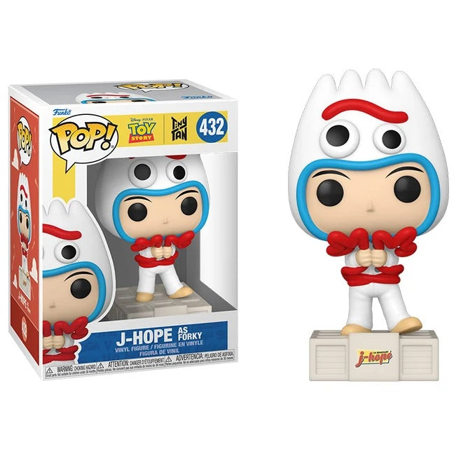 Toy Story x Tiny Tan Pop! Vinyl Figure J-Hope as Forky [432] - Fugitive Toys