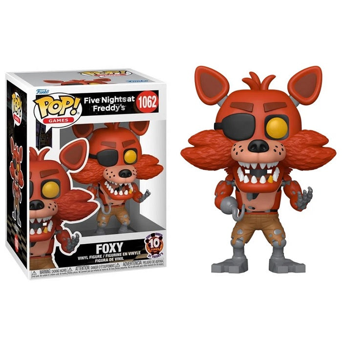 Five Nights at Freddy's 10th Anniversary Pop! Vinyl Figure Foxy [1062] - Fugitive Toys