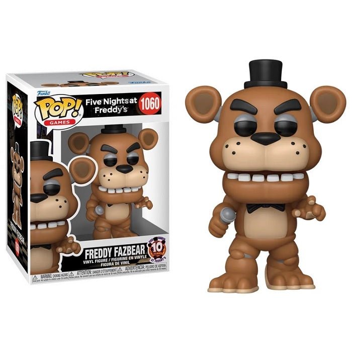 Five Nights at Freddy's 10th Anniversary Pop! Vinyl Figure Freddy Fazbear [1060] - Fugitive Toys