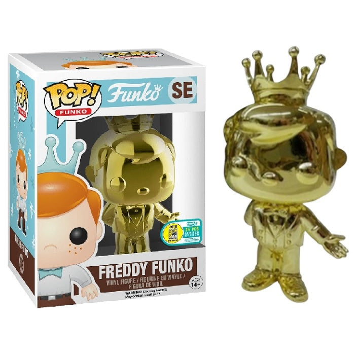 Freddy Funko Pop! Vinyl Figure Gold Chrome (LE24) [SE] - Fugitive Toys