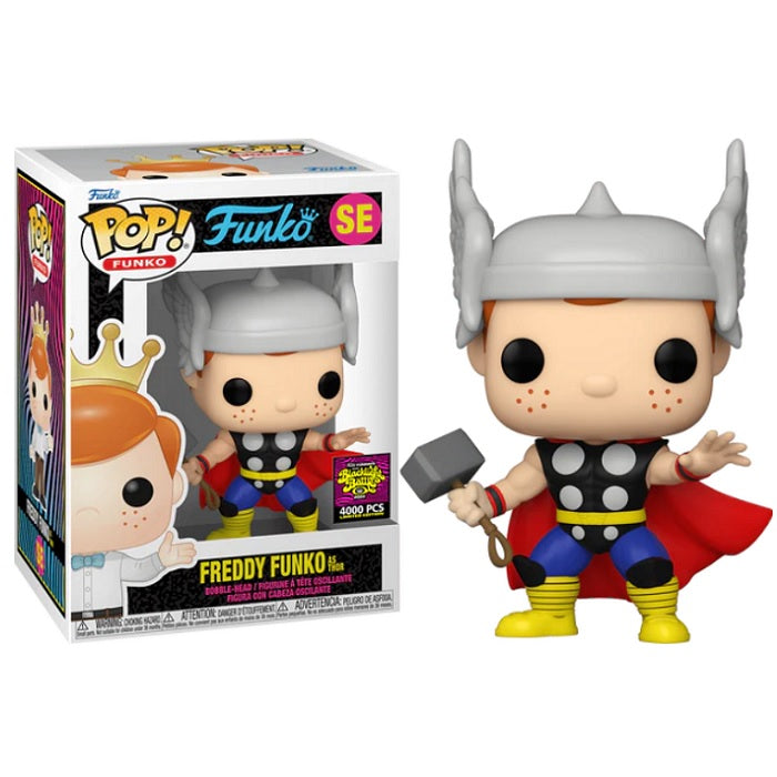 Freddy Funko Pop! Vinyl Figure Thor [Marvel] [Fundays 2022 Blacklight Battle] [SE} - Fugitive Toys