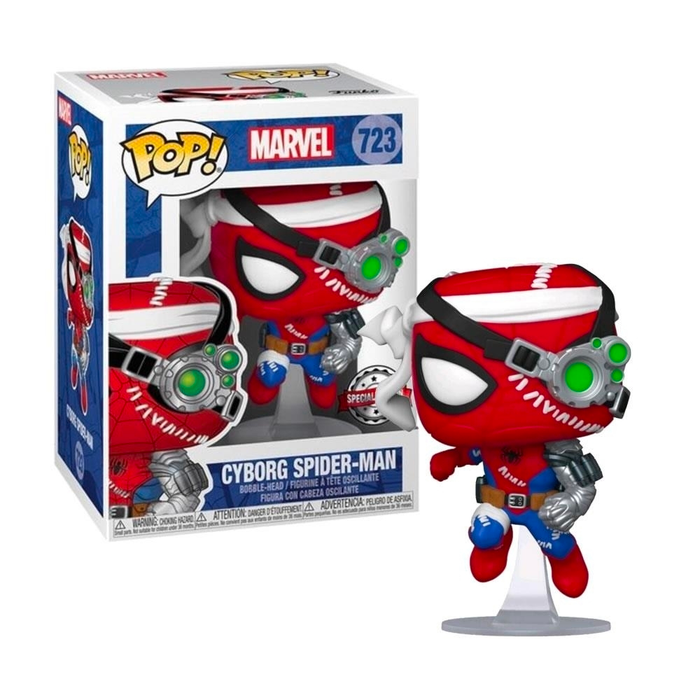 Fugitive Toys Funko Marvel Pop! Vinyl Figure Cyborg Spider-Man (SE)[723]