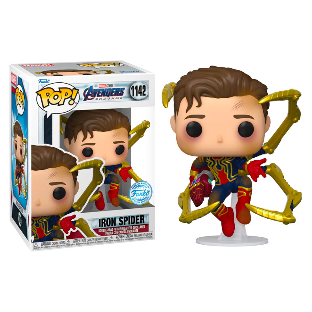 Funko pop iron spider infinity war on sale