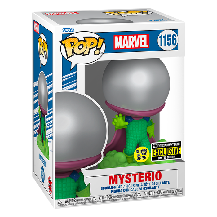 Fugitive Toys Funko Marvel Pop! Vinyl Figure Mysterio (GITD)(Entertainment Earth Exclusive)[1156]