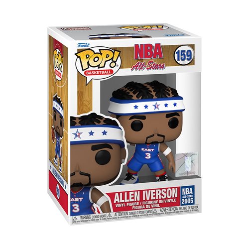 NBA Pop! Vinyl Figure Allen Iverson (NBA All-Stars 2005) [159] - Fugitive Toys