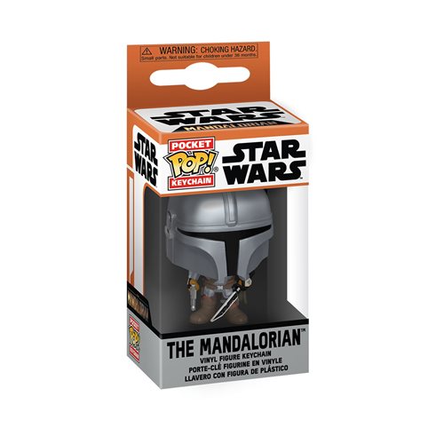 Star Wars The Mandalorian Pocket Pop! Keychain The Mandalorian w/ Darksaber - Fugitive Toys