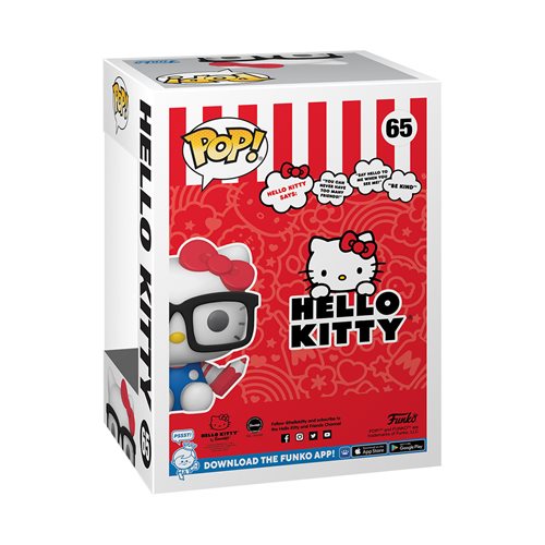 Sanrio Pop! Vinyl Figure Hello Kitty Nerd [65] - Fugitive Toys