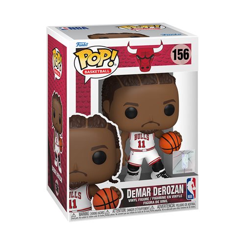 NBA Pop! Vinyl Figure DeMar DeRozan (Chicago Bulls) [156] - Fugitive Toys