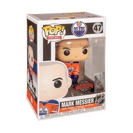 NHL Pop! Vinyl Figure Mark Messier Orange Jersey (Edmonton Oilers) [47] - Fugitive Toys