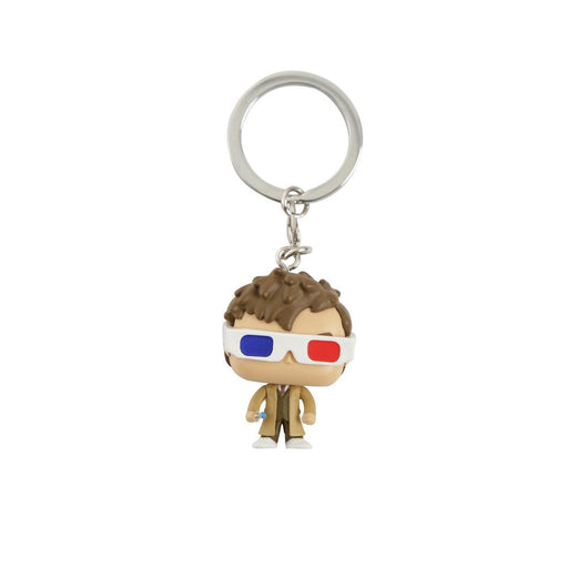 Doctor Who Pocket Pop! Keychain Tenth Doctor 3D Glasses (Hot Topic Exclusive) - Fugitive Toys