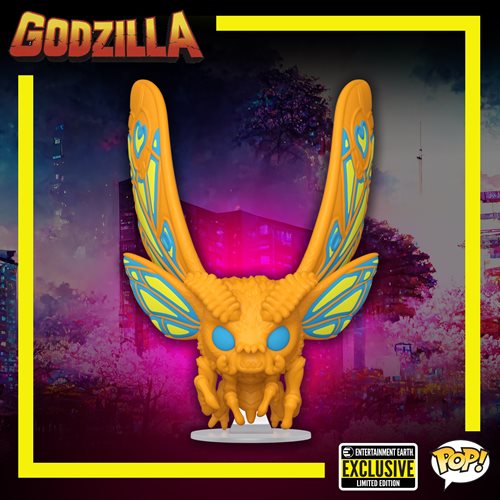 Godzilla King of the Monsters Pop! Vinyl Figure Black Light Mothra (EE) [1347] - Fugitive Toys