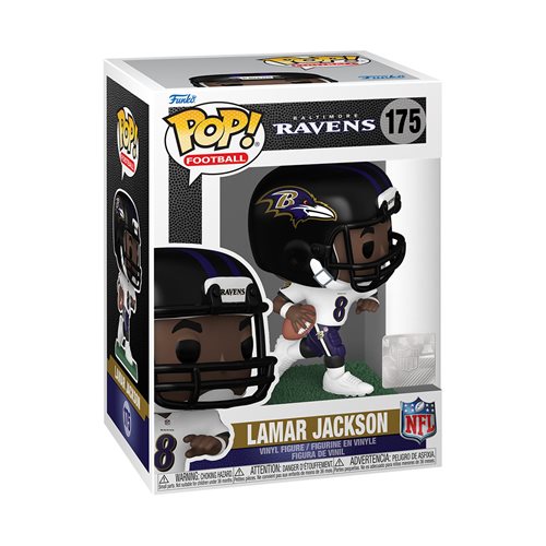 NFL Pop! Vinyl Figure Lamar Jackson (Away) [Baltimore Ravens] [175] - Fugitive Toys
