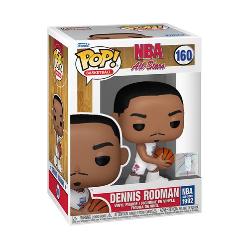 NBA Pop! Vinyl Figure Dennis Rodman (NBA All-Stars 1992) [160] - Fugitive Toys