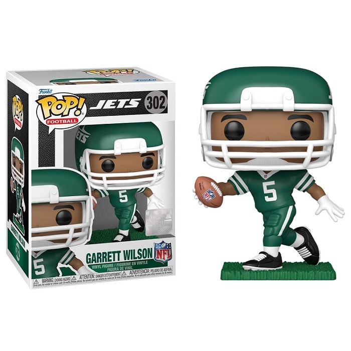 NFL Pop! Vinyl Figure Garrett Wilson [New York Jets] [Green and White Uniform] [302] - Fugitive Toys