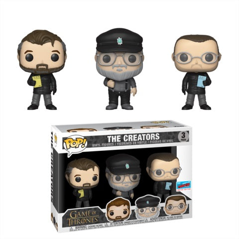 Game of Thrones Pop! Vinyl Figure The Creators [3-Pack] [NYCC 2018] - Fugitive Toys
