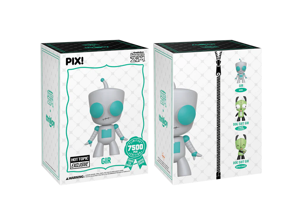 Thrilljoy PIX! Gir [Invader Zim] [Hot Topic Exclusive] [LE7500] - Fugitive Toys