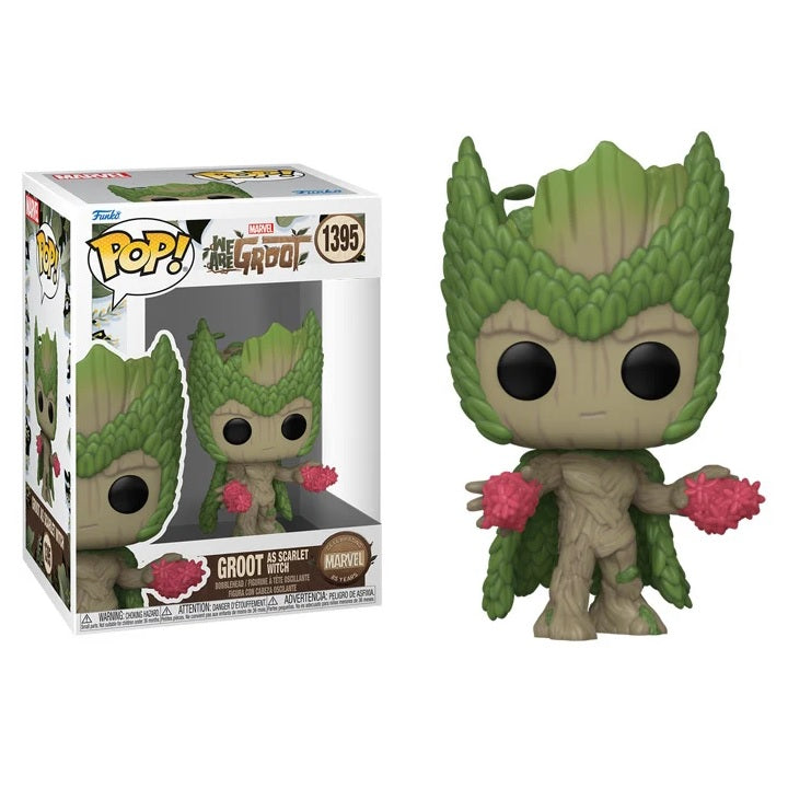 Marvel We Are Groot Pop! Vinyl Figure Groot As Scarlet Witch [1395] - Fugitive Toys