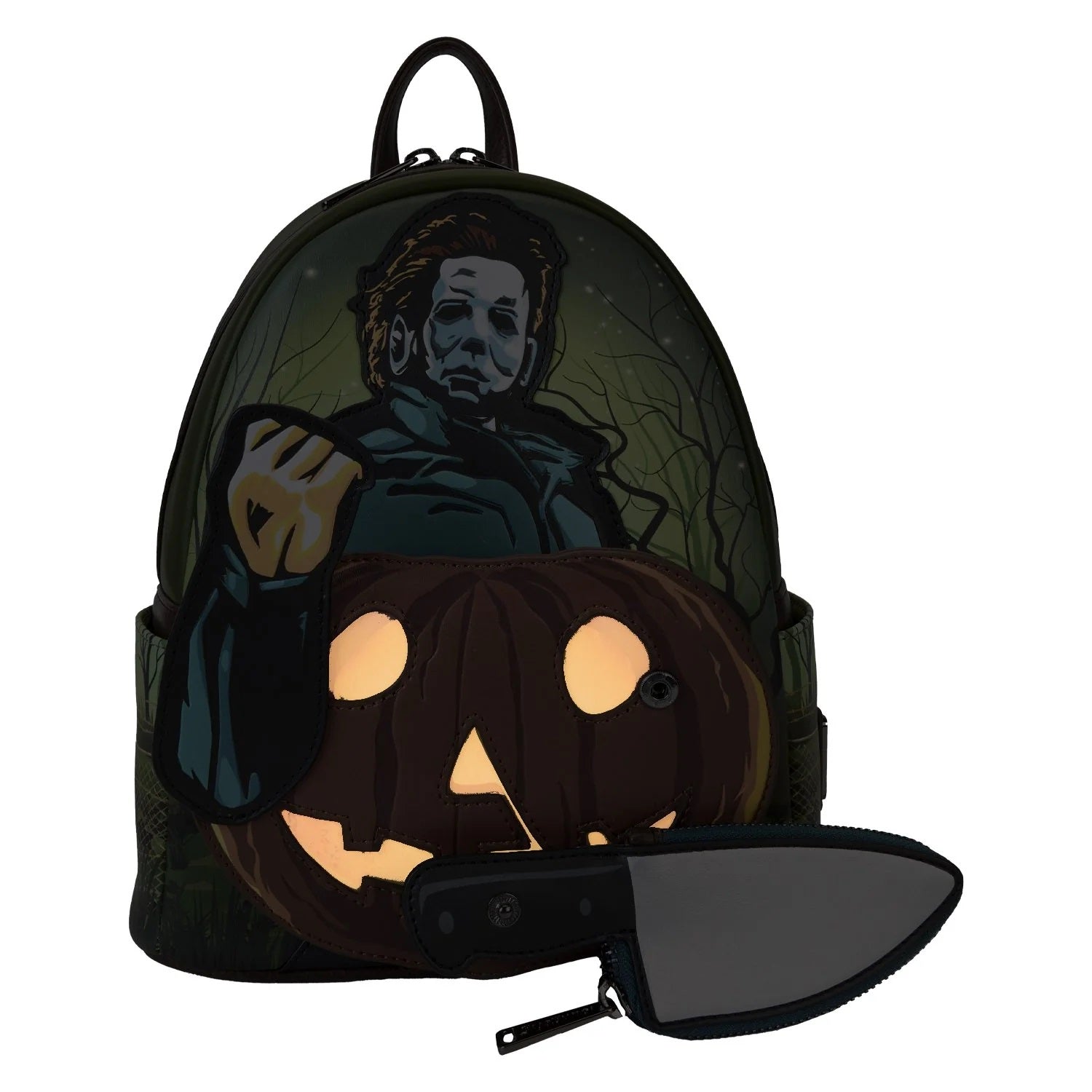 Loungefly x Halloween Michael Myers Mini Backpack With Knife Coin Pouch - Fugitive Toys