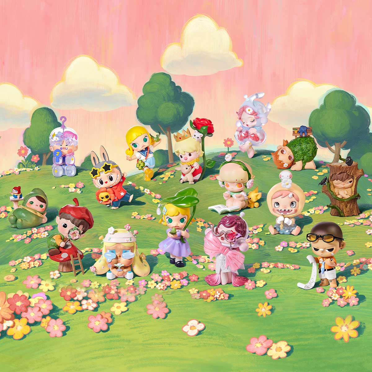 POP MART Hand in Hand Series Figures [1 Sealed Case] - Fugitive Toys