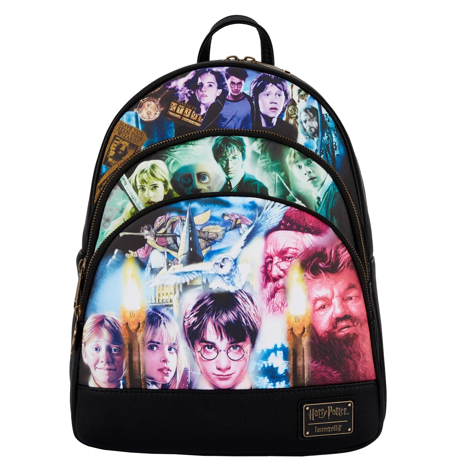 Loungefly x Harry Potter Trilogy Triple Pocket Mini Backpack - Fugitive Toys