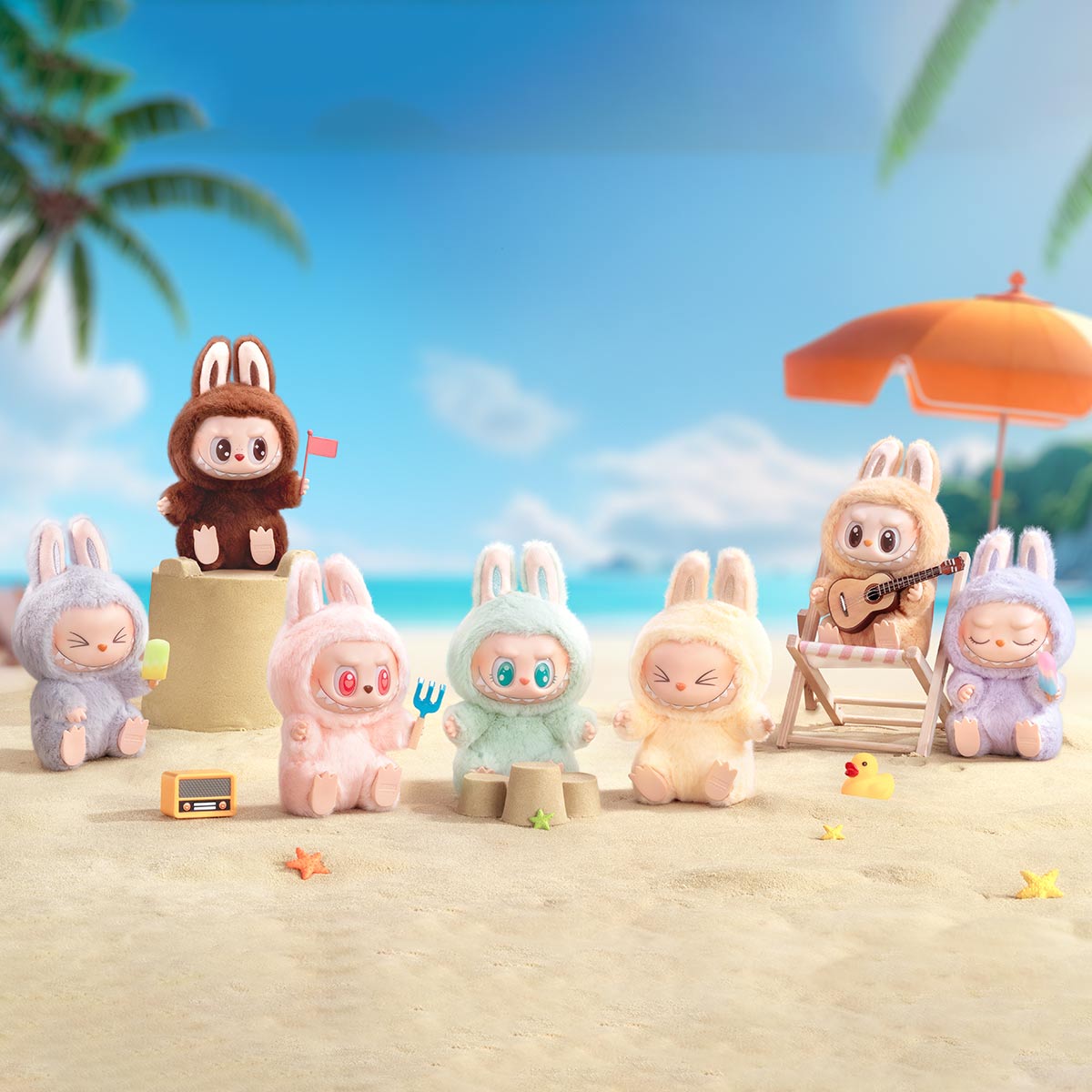 POP MART THE MONSTERS - Have a Seat Vinyl Plush [1 Blind Box] - Fugitive Toys