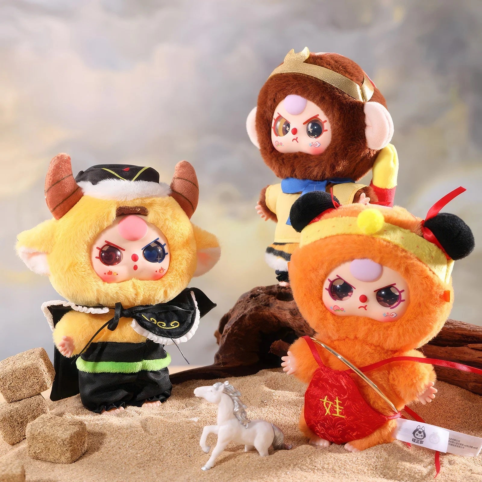 BABY THREE Havoc in Heaven Series Plush [1 Blind Box] - Fugitive Toys