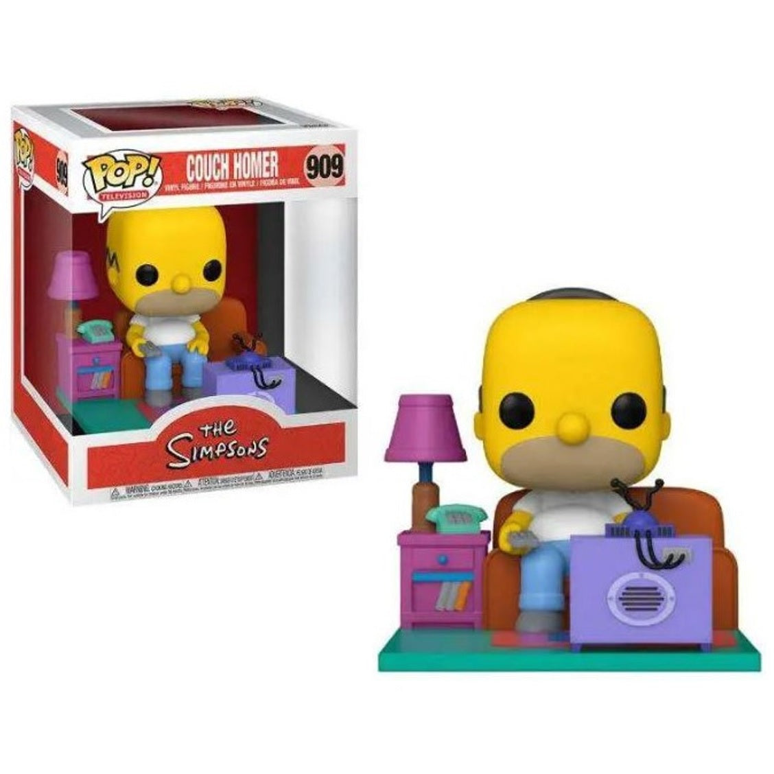 The Simpsons Pop! Vinyl Figure Couch-Homer [6-Inch] [909] - Fugitive Toys