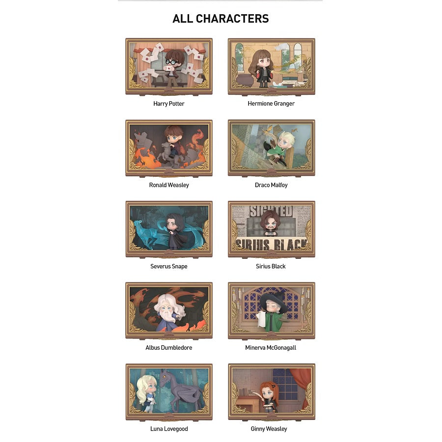 POP MART Harry Potter:Hogwarts Biographical Series Scene Sets [1 Sealed Case] - Fugitive Toys