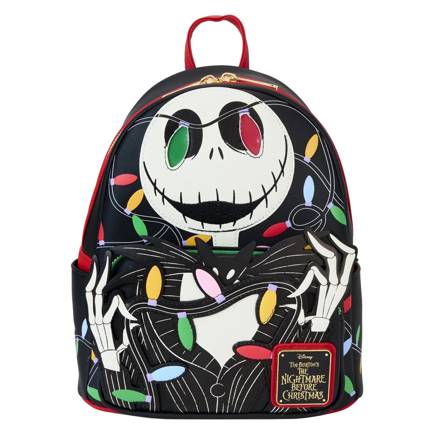 Loungefly x Disney The Nightmare Before Christmas Jack Wrapped In Lights Light Up Glow Mini Backpack - Fugitive Toys