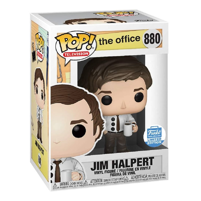 The Office Pop! Vinyl Figure Jim Halpert [3-Hole Punch] [Funko-Shop] [880] - Fugitive Toys