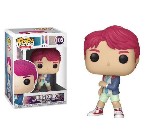 Rocks Pop! Vinyl Figure Jeon Jung-Kook [BTS] [105] - Fugitive Toys